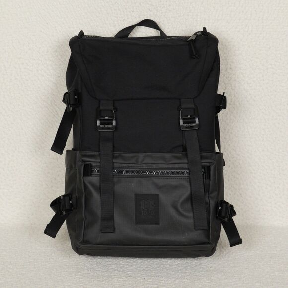 Topo Designs Rover Pack Premium Unisex 11" W x 17" H x 4.5" W Premium Black 20L - Picture 1 of 12